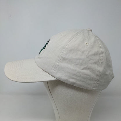 Waterville Valley Golf Club Men's Slideback Hat Tan Size OSFM Embroidered Logo
