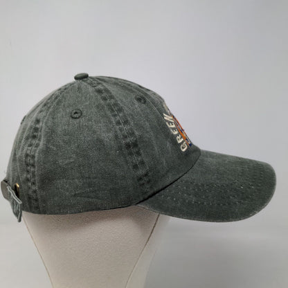 Port & Company Men's Slideback Hat Green Adjustable Green Top Farms Logo