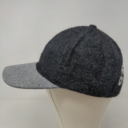 Zara Man Men's Stretchy Knit Hat Black Gray Size M 57CM Greatest Embroidered