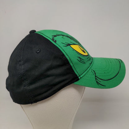 Dr. Seuss Men's Strapback Hat Green All Over Print The Grinch 100% Cotton