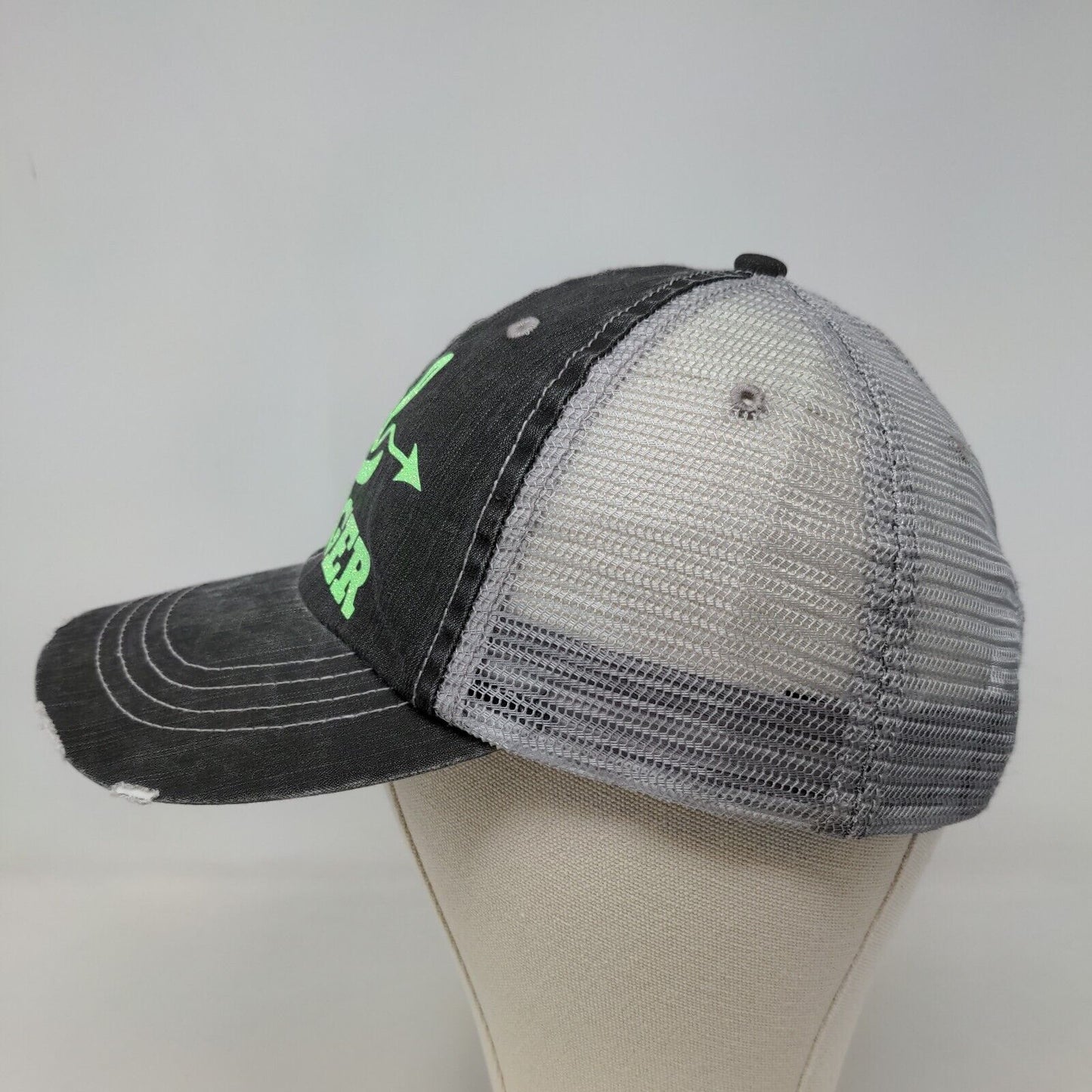 Unbranded Men's Strapback Mesh Back Hat Gray OSFA Graphic Goal Digger Logo