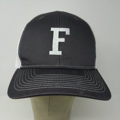Pacific Essentials Snapback Meshback Hat Black White Embroidered F One Size
