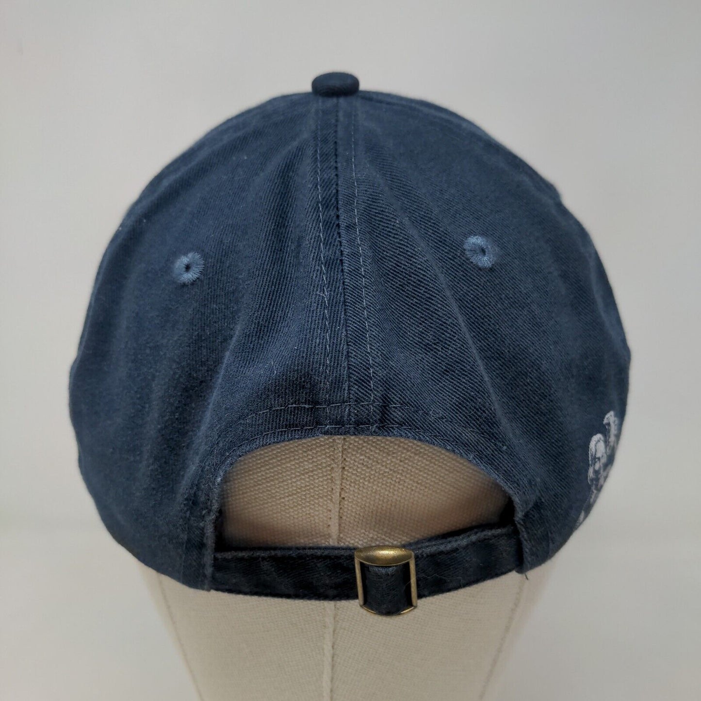 Samuel Adams Men's Slideback Hat Blue Adjustable Embroidered Logo 100% Cotton