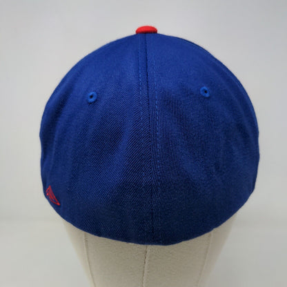 Pacific Headwear Men's Fitted Hat Blue Red Size S/M Embroidered SR Logo