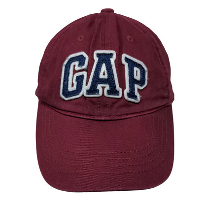 GAP Kids Boy's Strapback Hat Red Burgundy Size L/XL 100% Cotton Embroidered