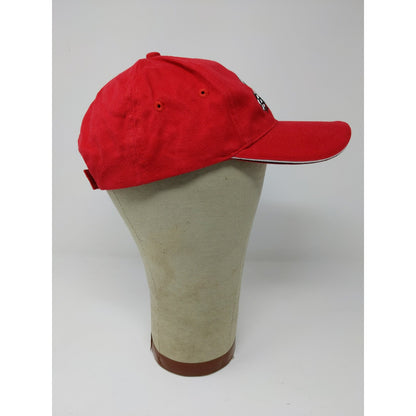Thunder on the Gulf Orange Beach AL Alabama Strapback Hat Red Embroidered