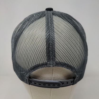 Hit Wear Buccaneer Rop Men's Snapback Mesh Back Hat Black Size OSFM Embroidered