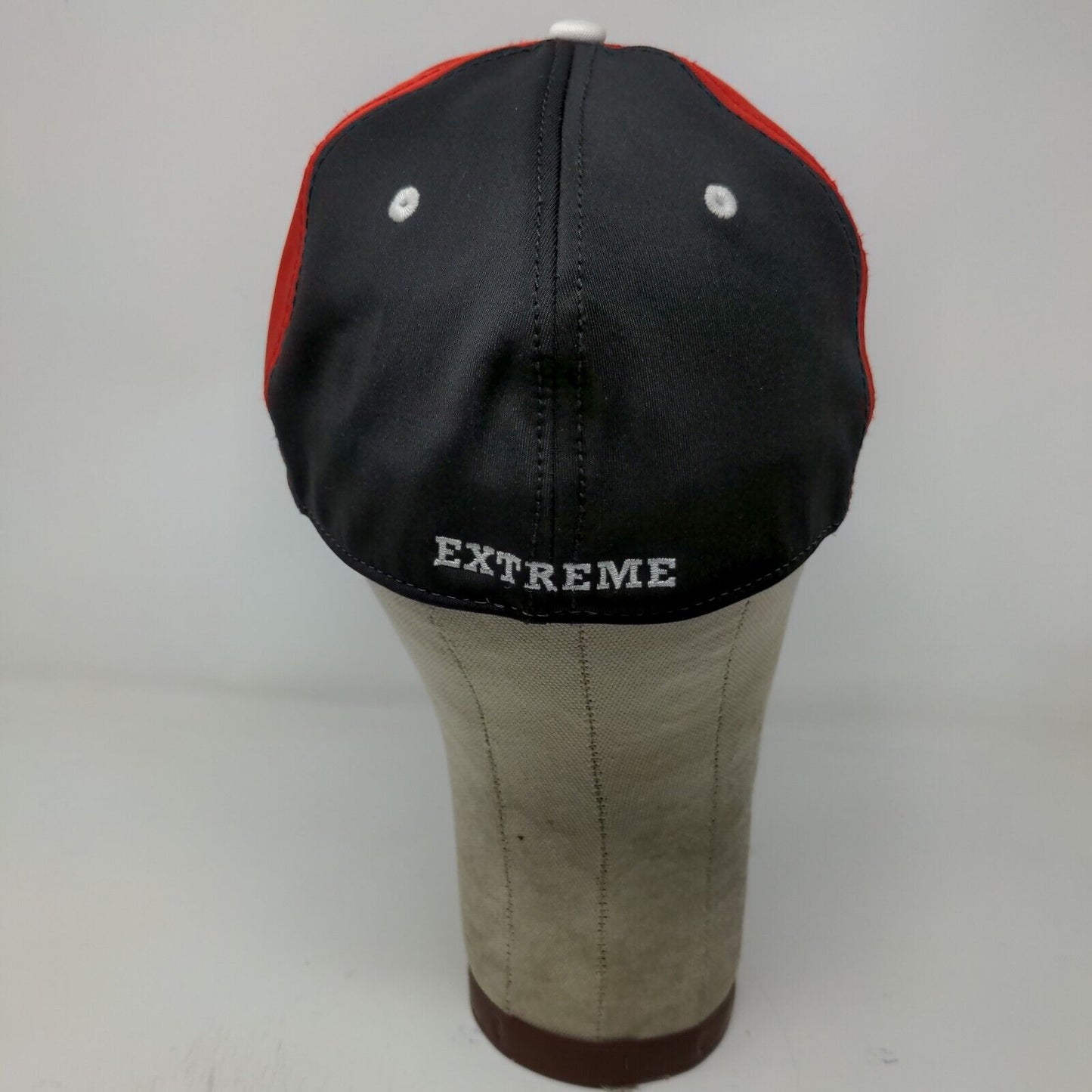 XG Extreme Mens Fitted Hat White Black Size M Embroidered Logo