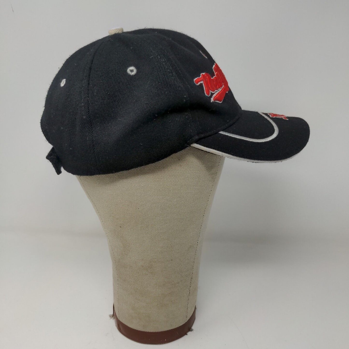 New York Strapback Baseball Hat Black Adjustable Embroidered Logo