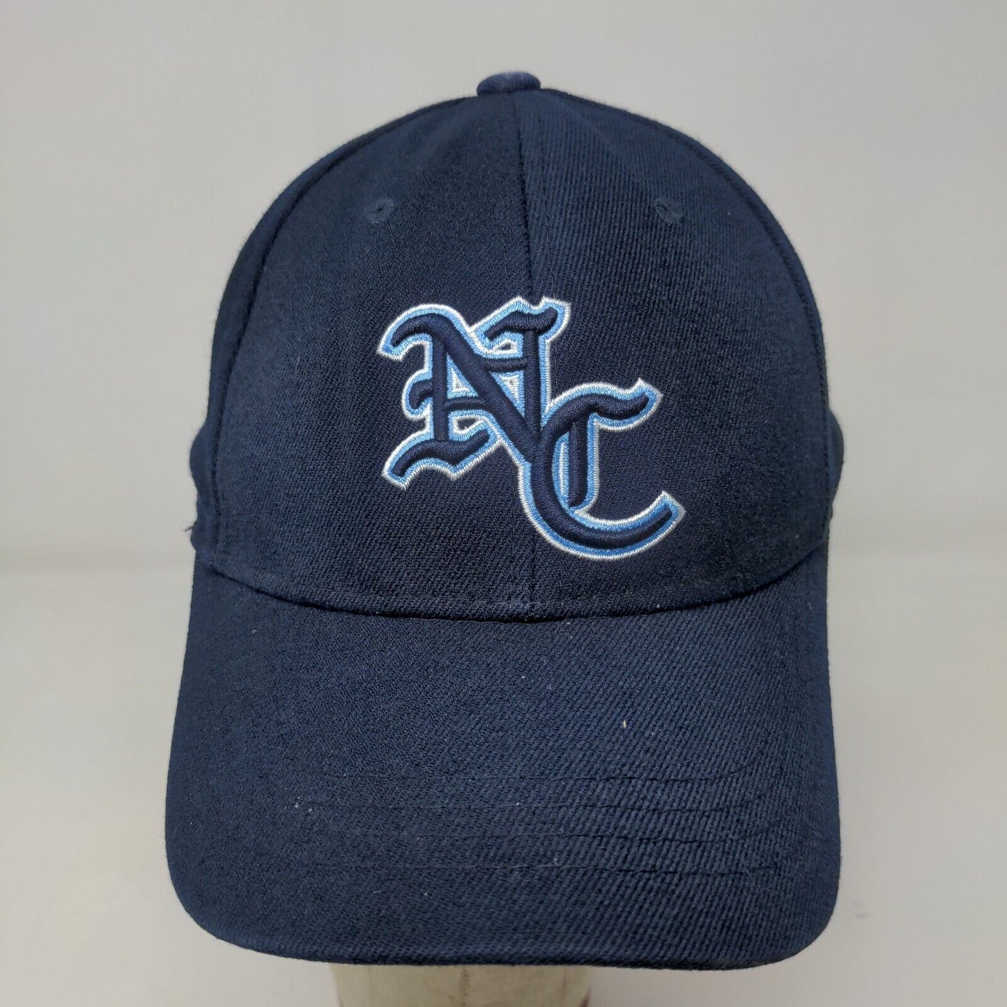 Top of the World Men's Hat Cap Blue One Fit Embroidered Logo NC