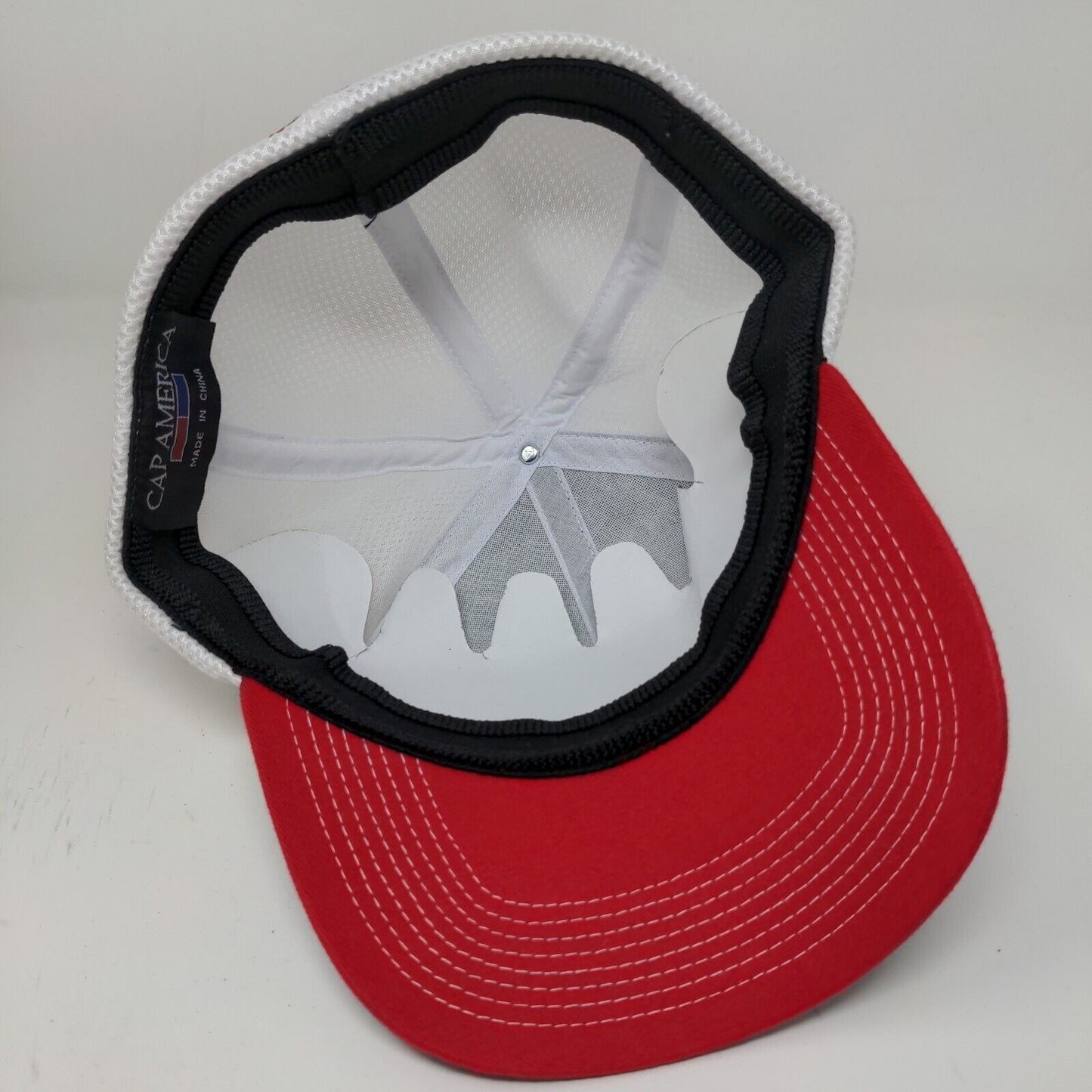 Peyton Manning PeyBack Bowl 2008 Hat Black White Embroidered Logo Mesh Back