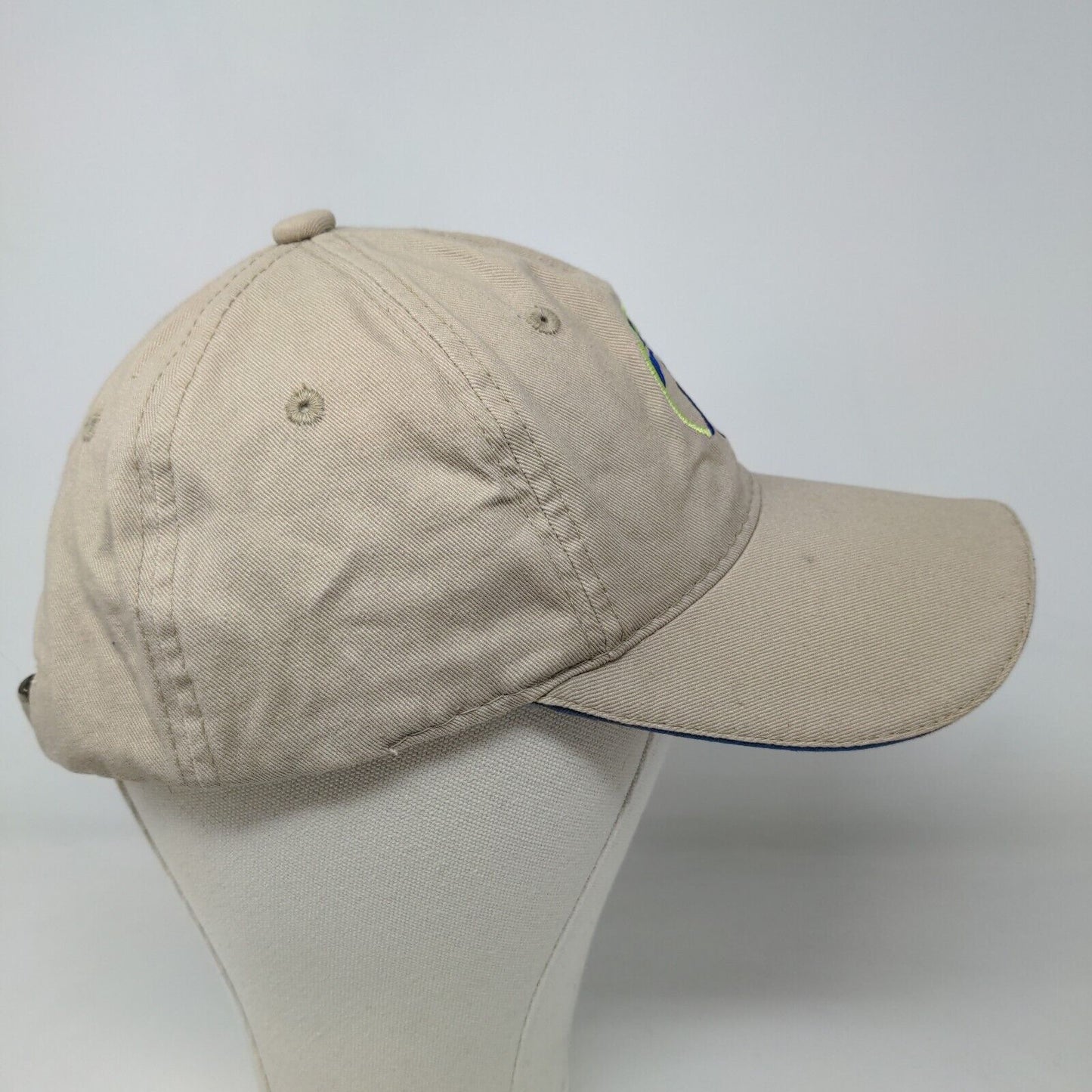 Appalachian Trail Men's Slideback Hat Tan Size OSFM Embroidered Logo Cotton