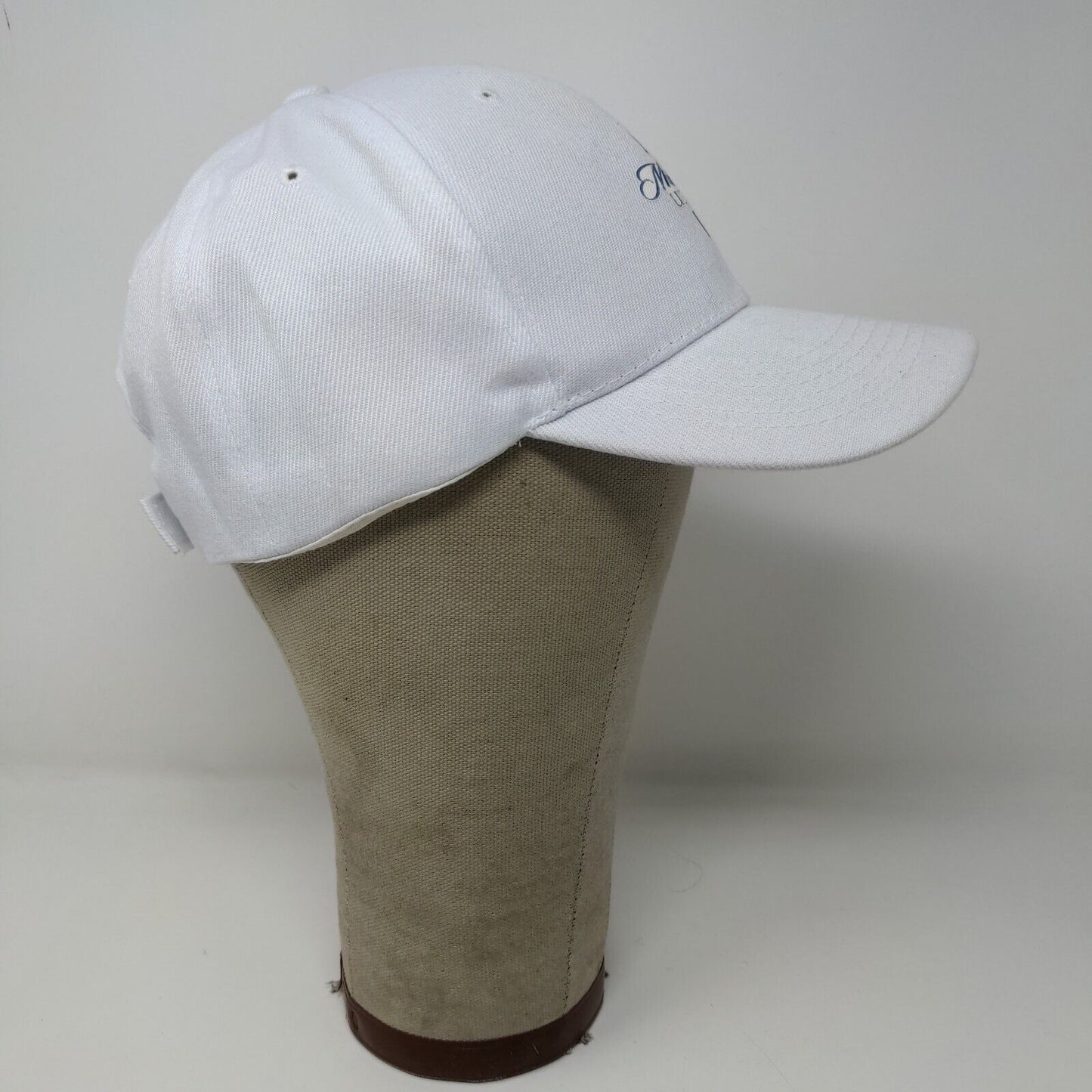 Michelob Ultra Mens Strapback Hat Cap White Adjustable Graphic Logo