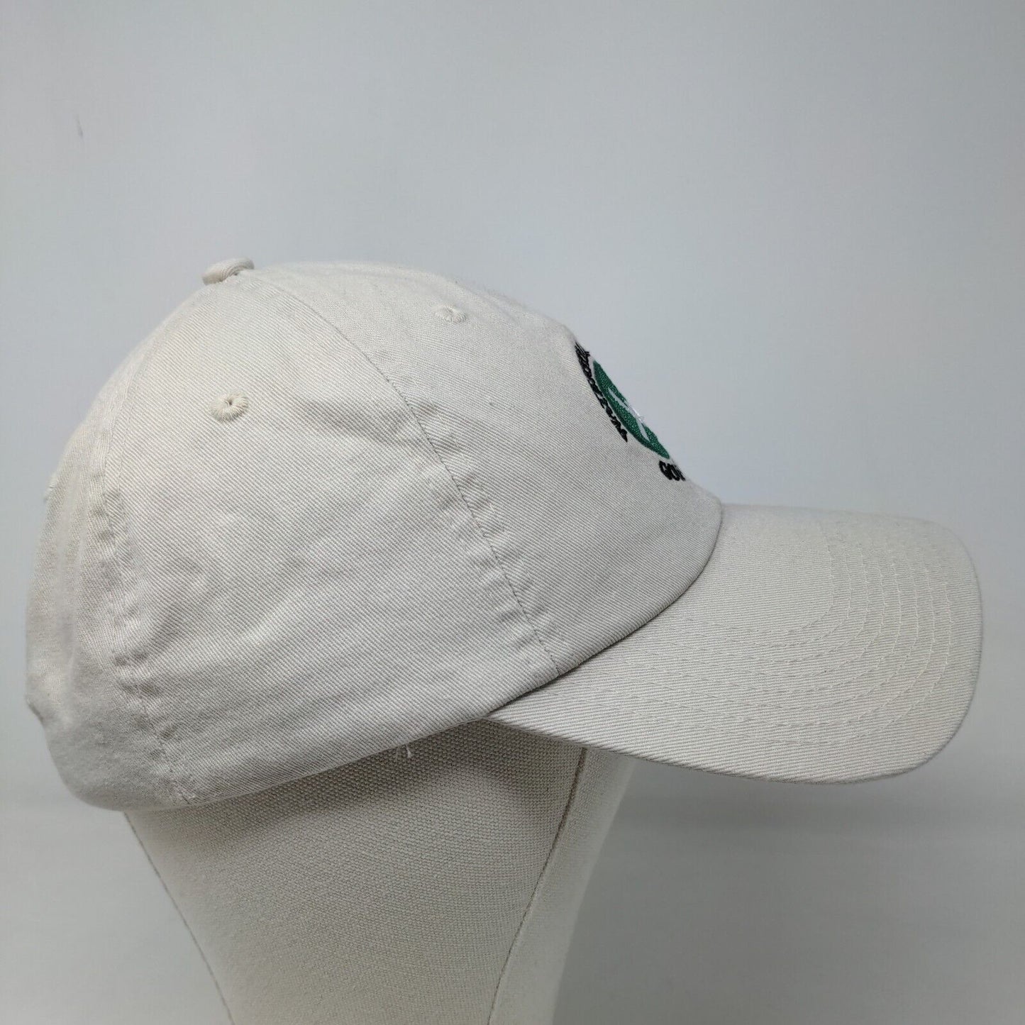 Waterville Valley Golf Club Men's Slideback Hat Tan Size OSFM Embroidered Logo