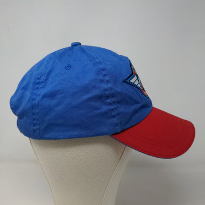 Marvel Men's Slideback Hat Blue Red Adjustable Embroidered Captain America Logo