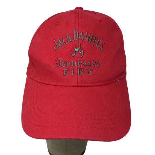 Jack Daniels Men's Slideback Hat Red OSFM Embroidered Logo Tennessee Fire