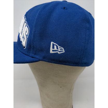 NFL Indianapolis Colts New Era 59Fifty Fitted Hat Size 7 1/8 Blue Embroidered