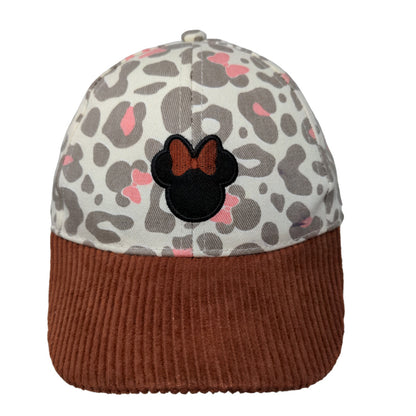 Disney Junior Girl's Minnie Mouse Strapback Hat Multicolor OS Leopard Print