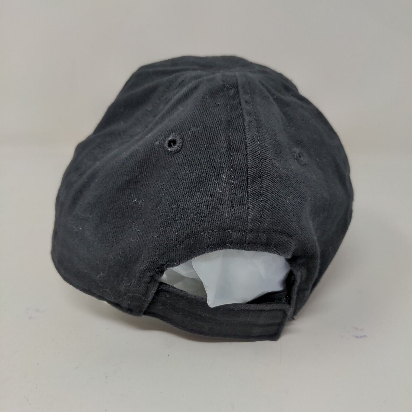 Nike Baby Infant Strapback Hat Black Swoosh Logo Embroidered 100% Cotton