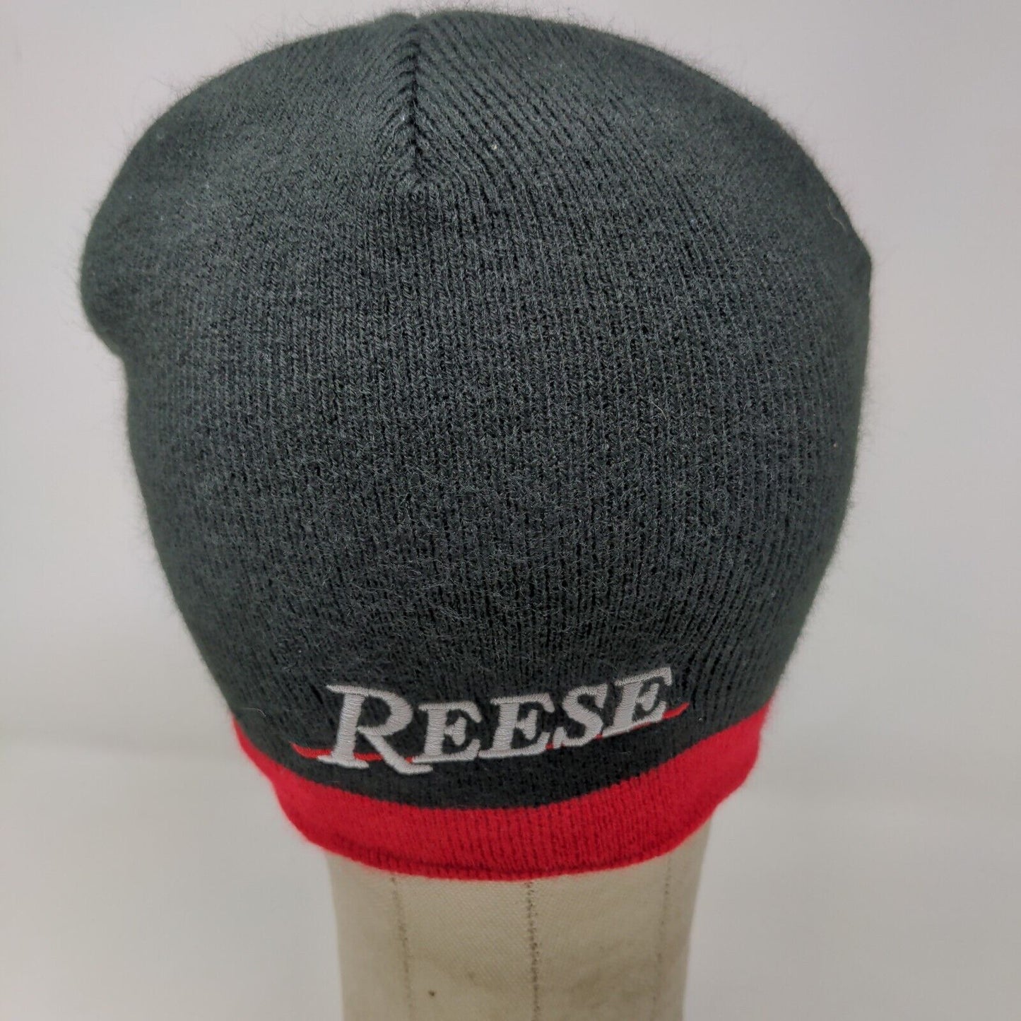 James Hardie Men's Knit Beanie Hat Cap Black Embroidered Logo