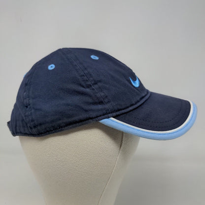 Nike Toddler Strapback Hat Blue Adjustable Embroidered Swoosh Logo Cotton