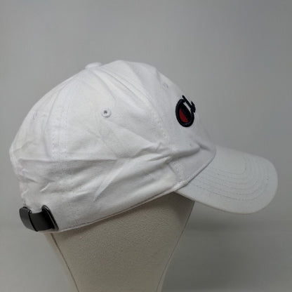 Champion Men's Slideback Hat White Size OSFM Embroidered Big Logo Cotton