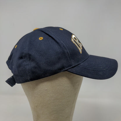 Captivating Headgear Men's Strapback Notre Dame Hat Blue OSFA Embroidered Logo