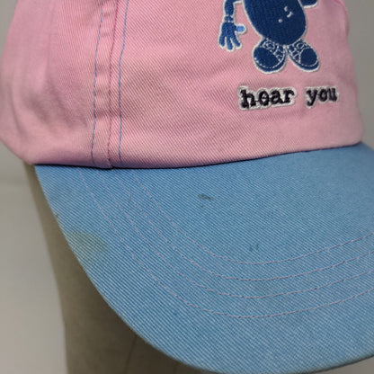 Mr. Potato Head Girls Strapback Hat Pink Blue Adjustable Embroidered Logo