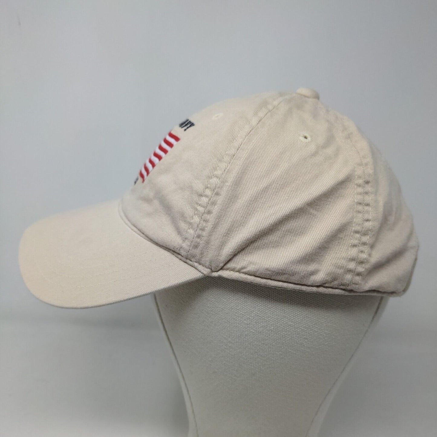 Old Navy Men's Slideback Hat Tan Size OS Embroidered Logo 2009