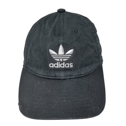 Adidas Boys Slideback Hat Black Size OSFY Youth Embroidered Trefoil Logo