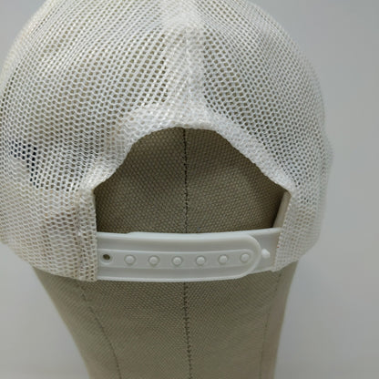 Port Authority Snapback Meshback Hat Embroidered ZLL Black White