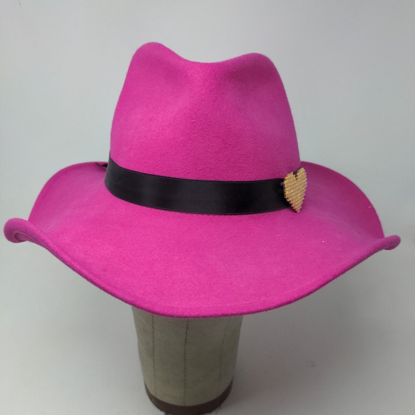 Wrangler Womens Twenty X Western Hat Pink Size M 100% Wool Headband