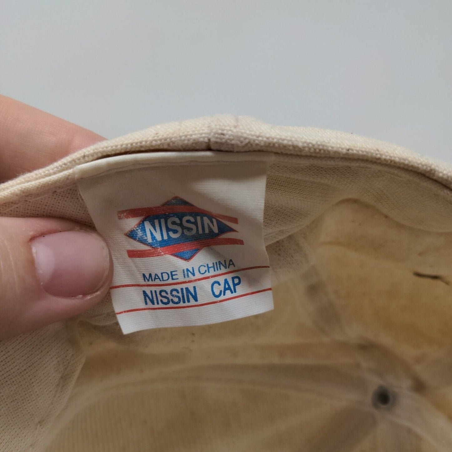 Nissin Men's Bay View Golf Snapback Hat Tan Brown OSFM Distressed