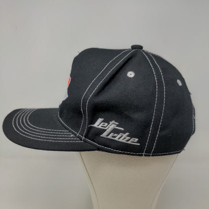 Jet Tribe Men's Snapback Hat Black Adjustable Embroidered Logo