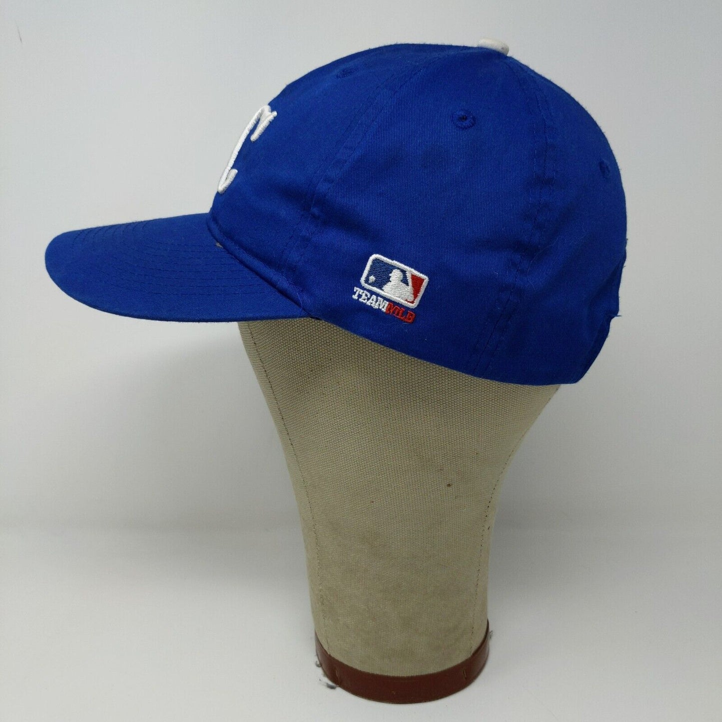 MLB Kansas City Royals OC Sports Blue Adjustable Strapback Cap Hat OSFM Logo