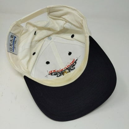 Gear for Sports Windward Snapback Hat Black White Adjustable Embroidered Logo