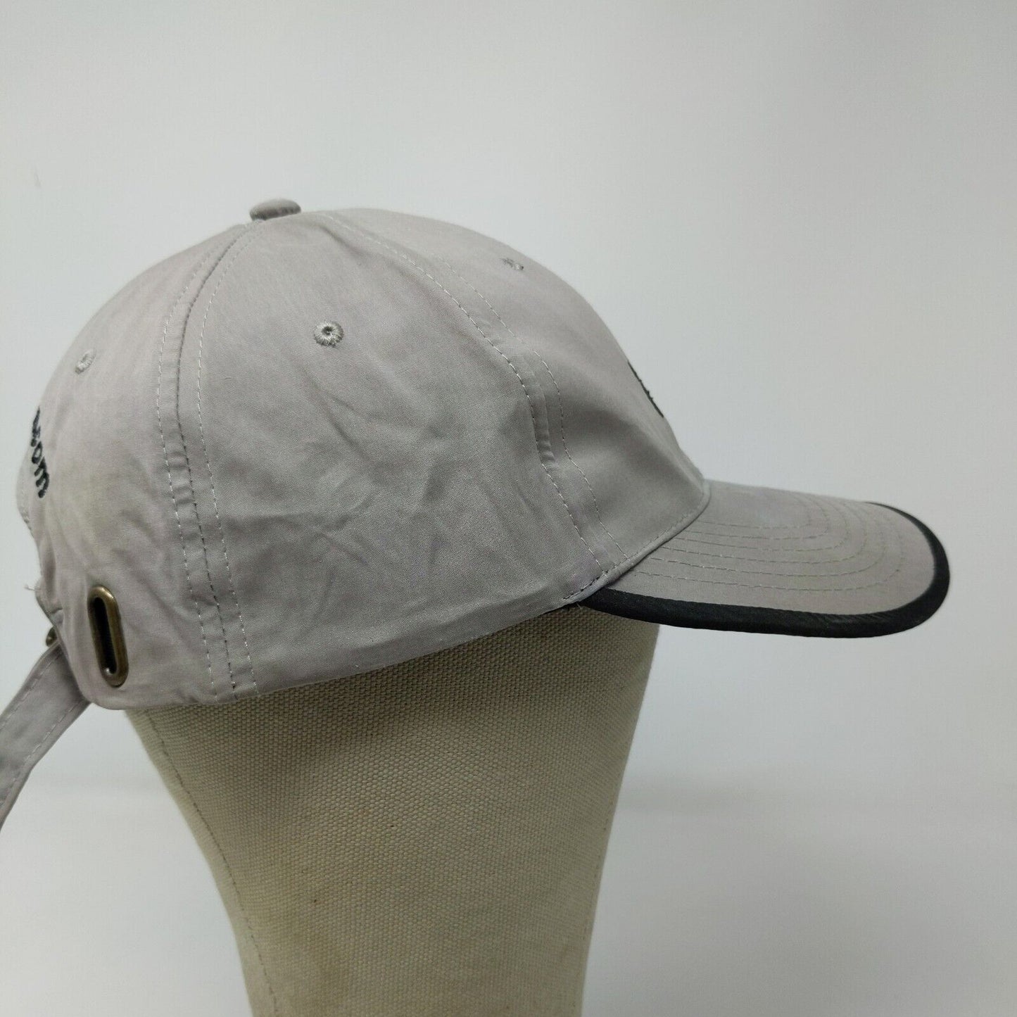 JC Pontoon Men's Slideback Hat Gray Adjustable Embroidered Logo