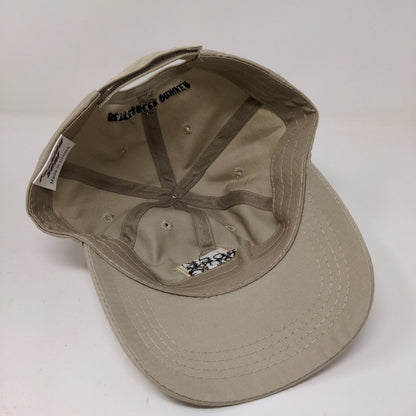 Rock Bottom Mug Club Men's Hat Tan Adjustable Slideback Embroidered Logo