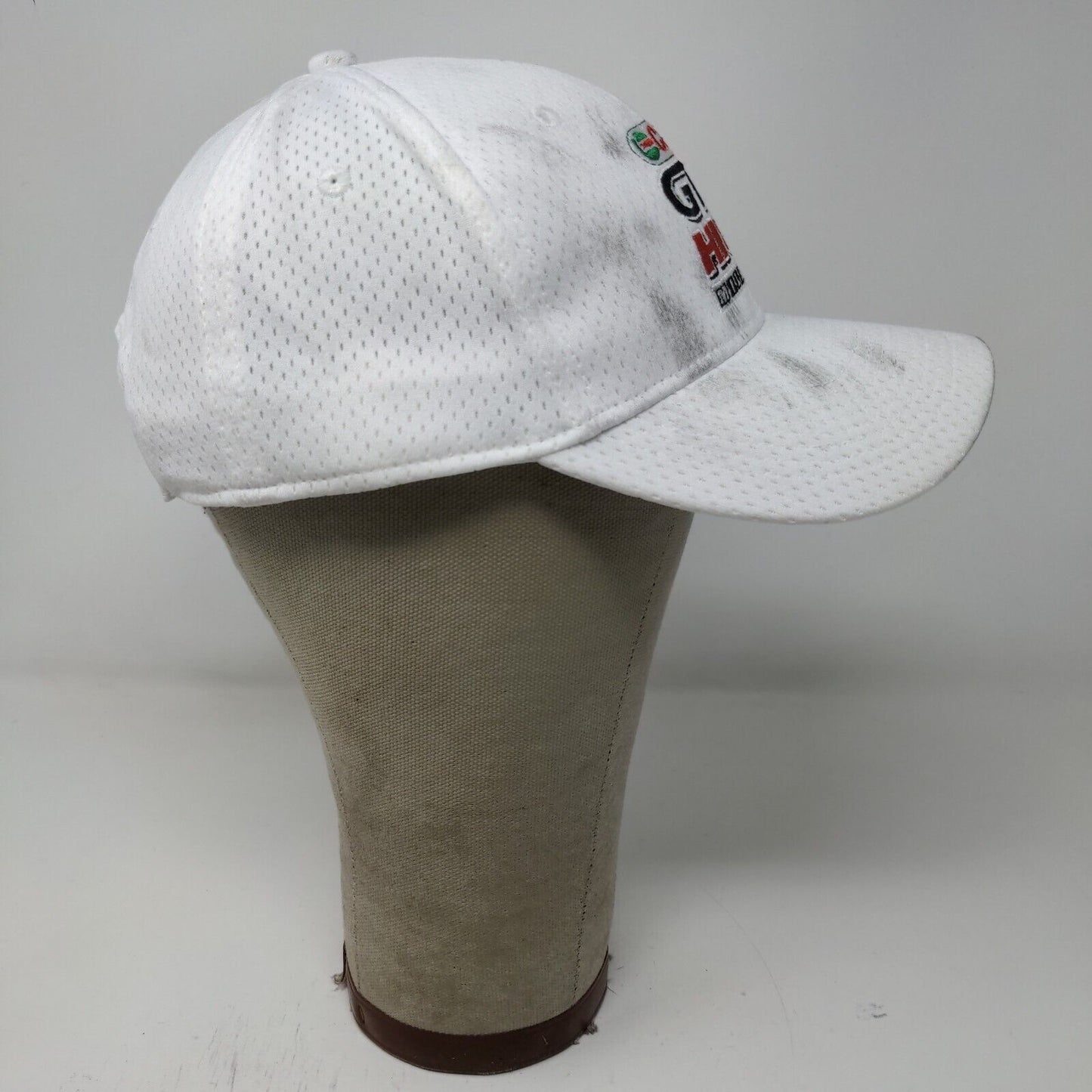 Castrol GTX High Mileage Strapback Hat White Embroidered Logo