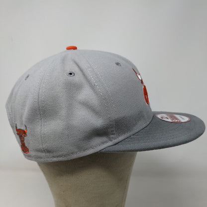 New Era 9Fifty Men's Chicago Bulls Hat Gray OSFM NBA Hardwood Classics