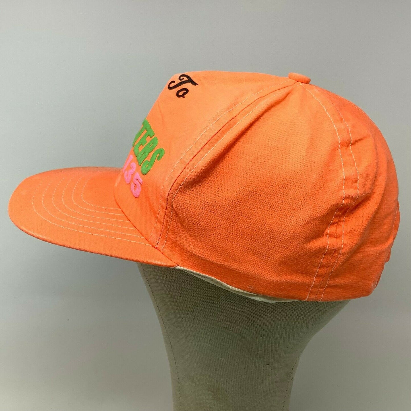 I Belong to Teamsters Local 135 Union Hat Snapback Orange Indianapolis