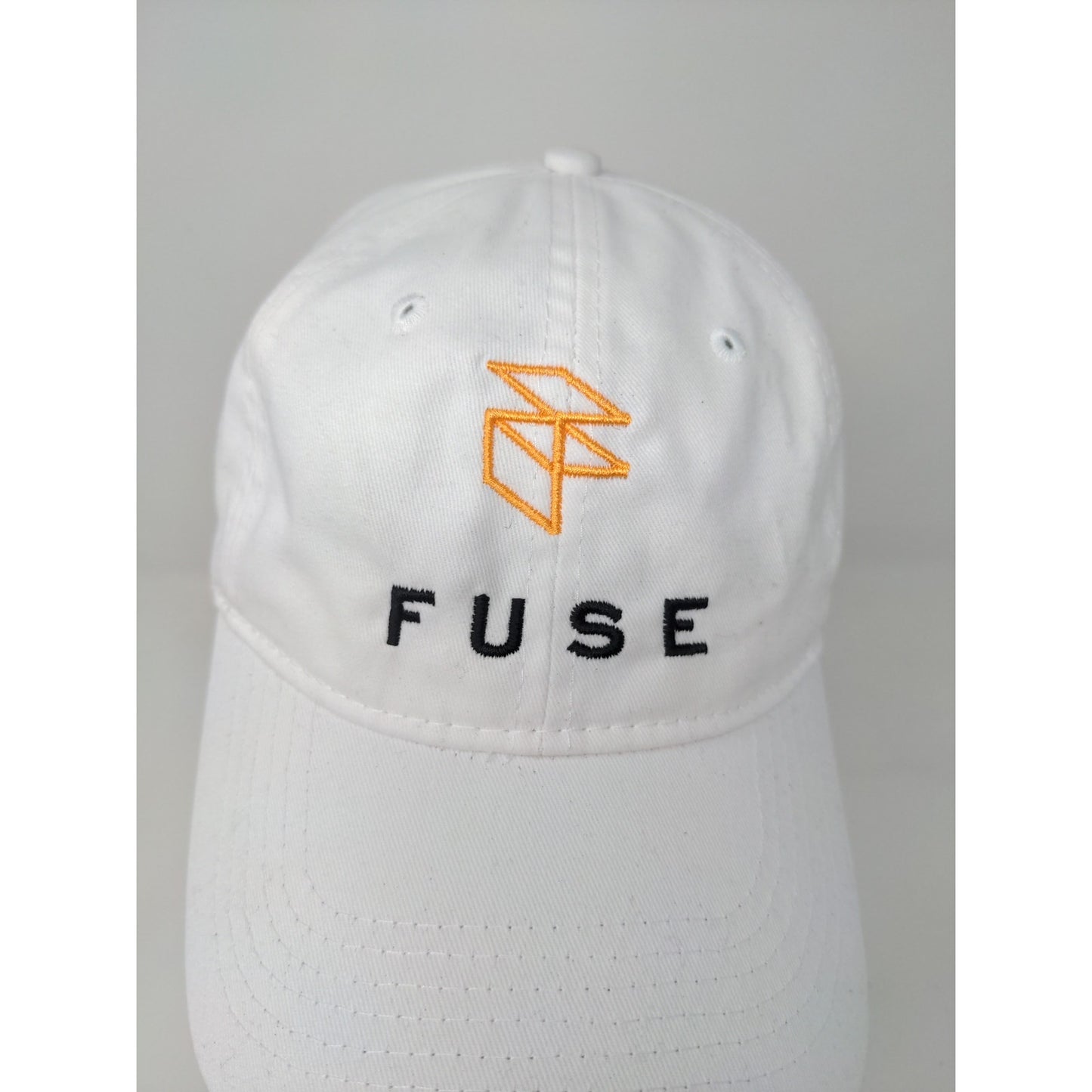 Live at Fuse Purdue Dorm Slideback Hat Embroidered Logo White
