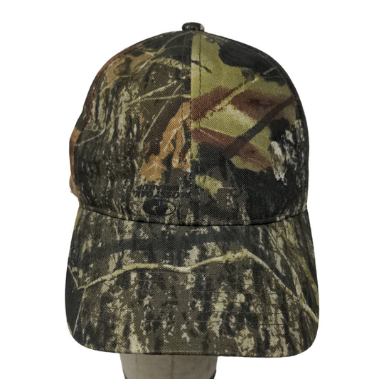 Mossy Oak Break Up Men's Strapback Camo Hat Green Brown OSFM