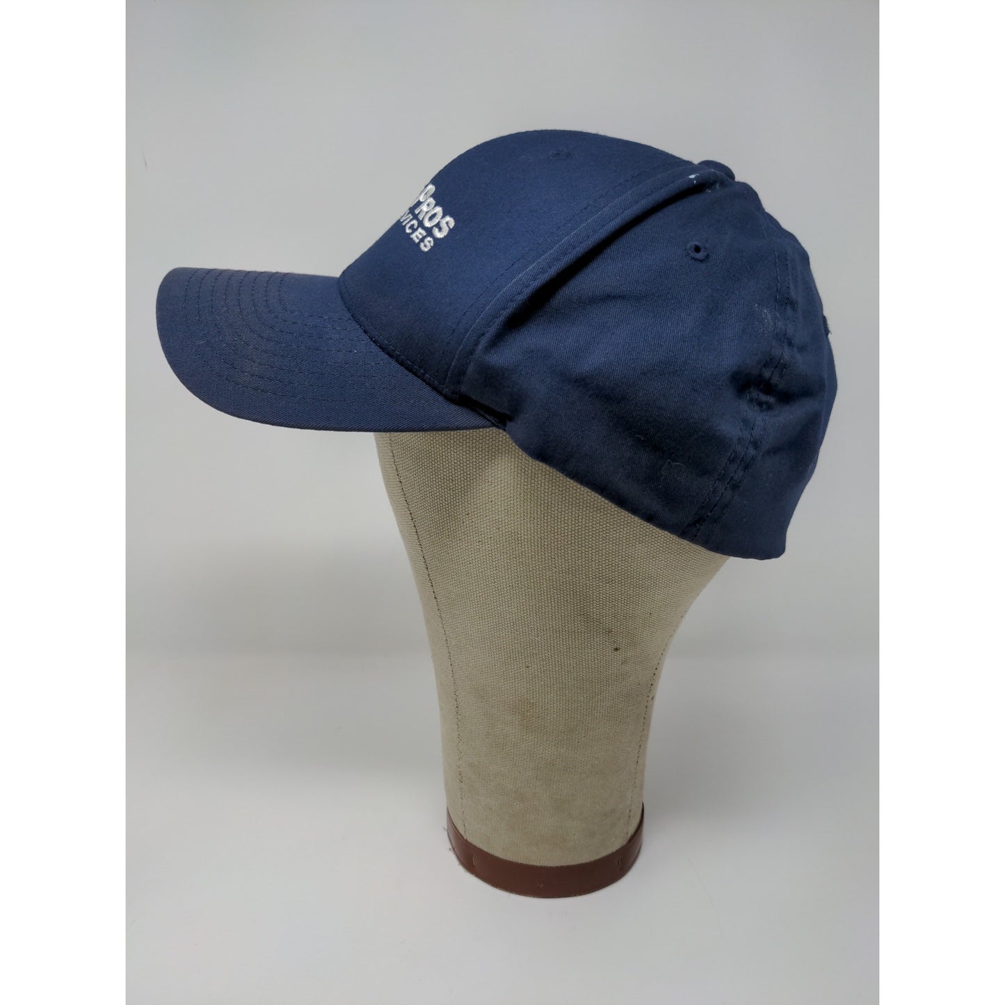 Rail Pros Port Authority FlexFit Hat Size L/XL BLue Embroidered Spell Out