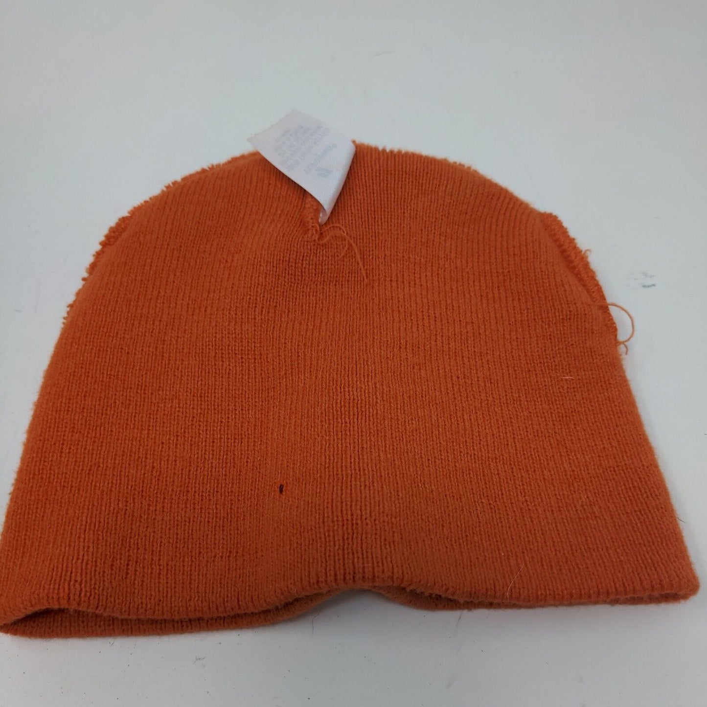 Yupoong Men's Knit Beanie Hat Orange Chicago Bears Embroidered Logo