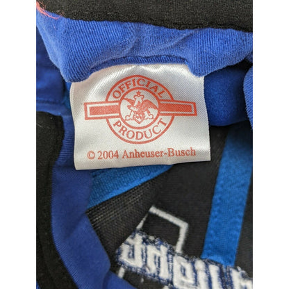 Bud Light 2004 Hat Embroidered Spell Out Blue Anheurser-Busch