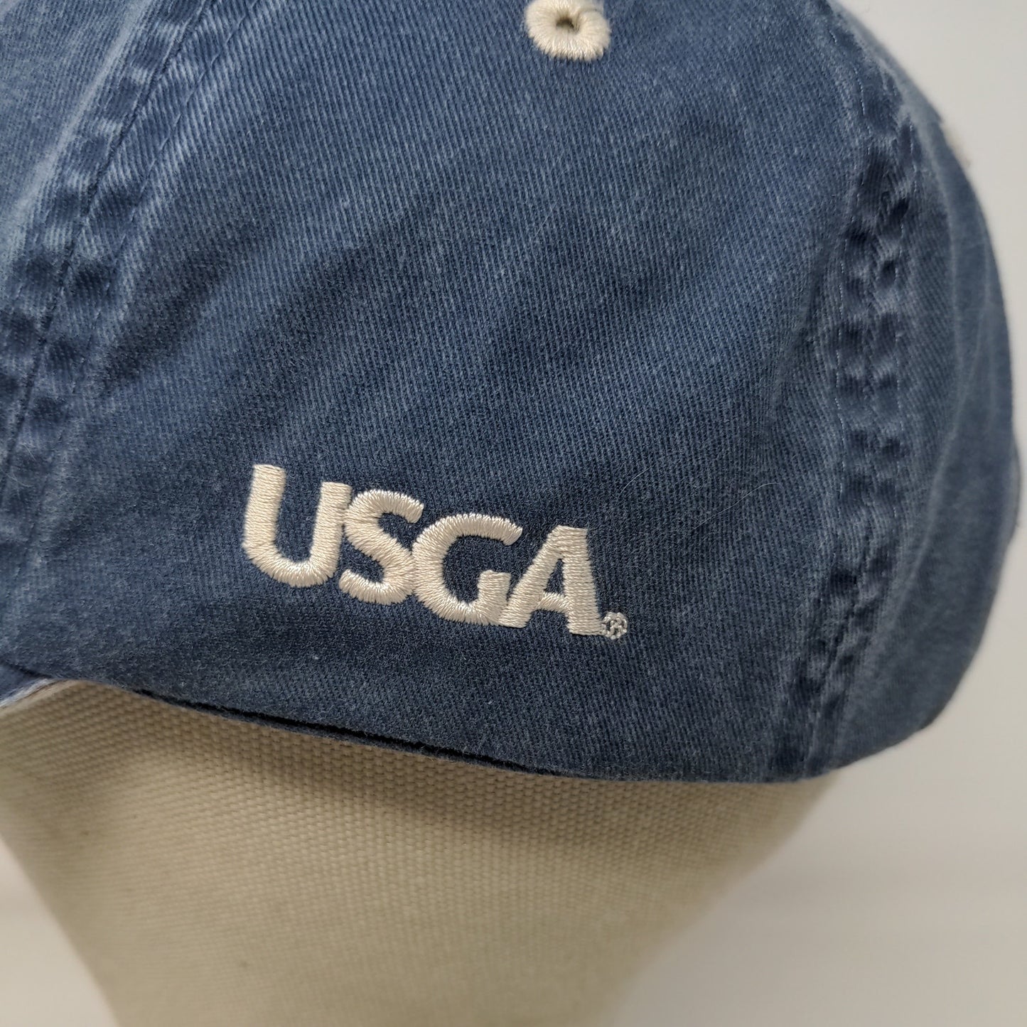 USGA 2014 U.S. Open Pinehurst Hat Blue Embroidered Logo Adjustable