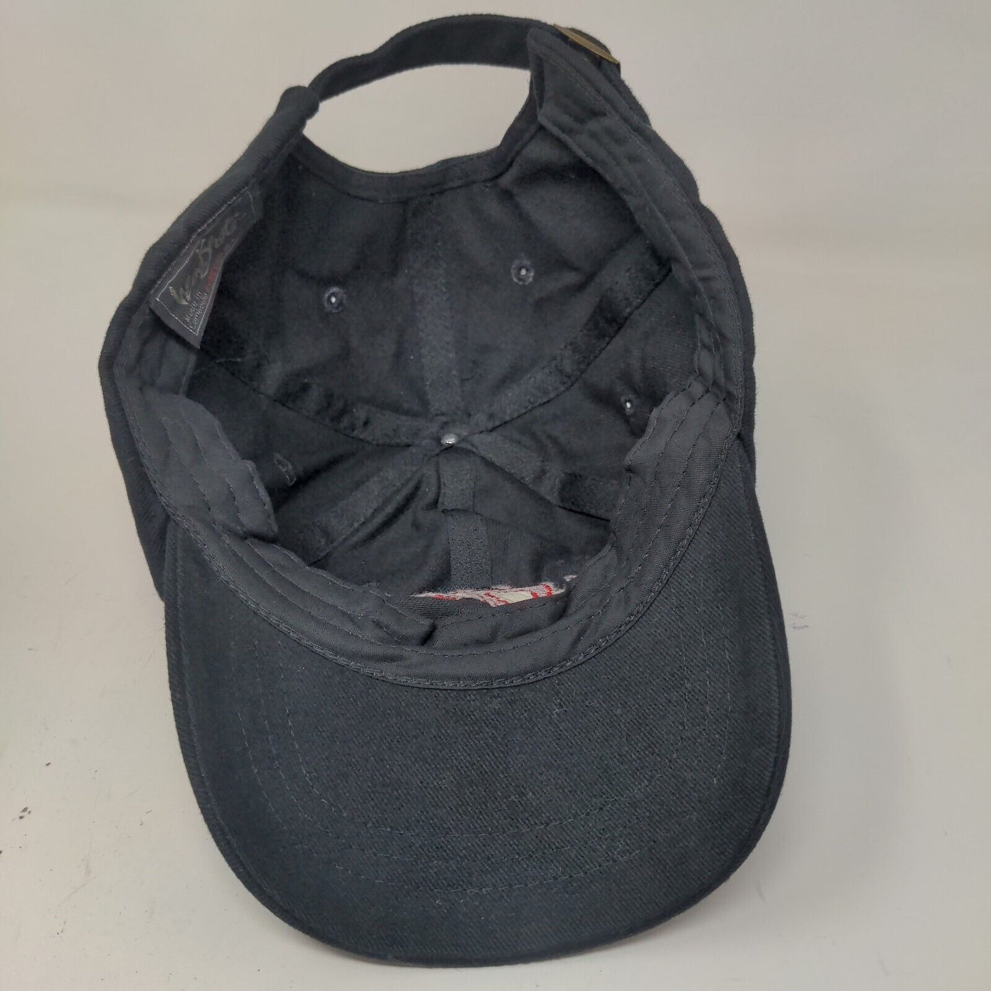 Headshot Men's Slideback Hat Black Adjustable Embroidered Logo Taboo X