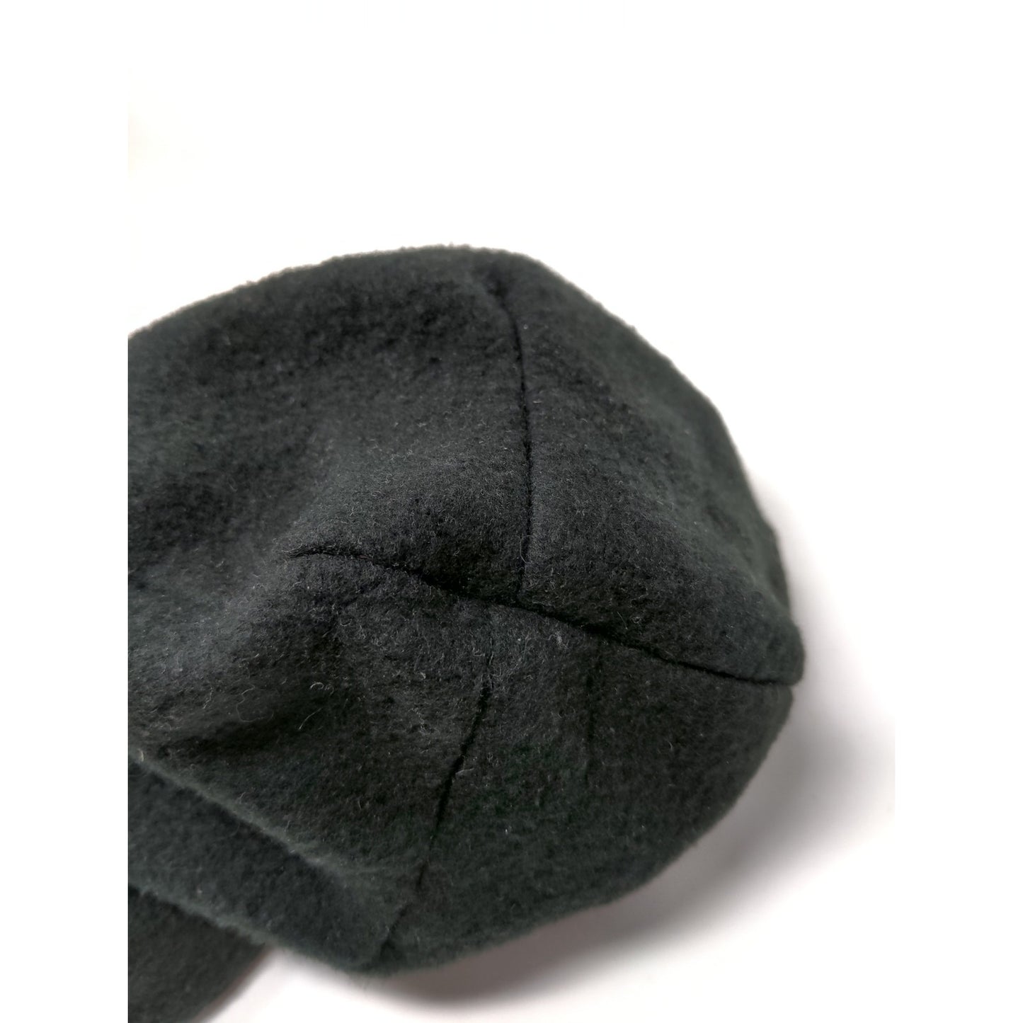 Sock Monkey Knit Beanie Hat Cap Button Eyes 100% Acrylic Gray White