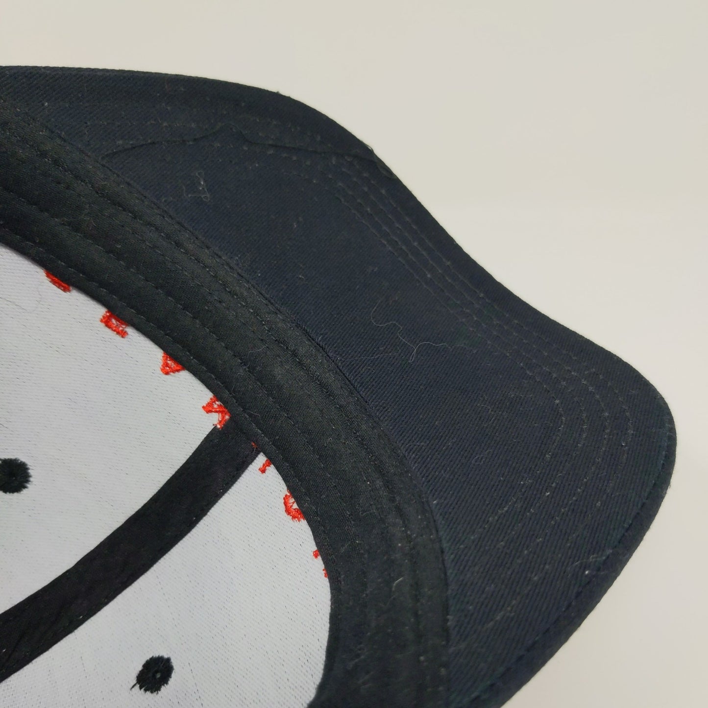 Sean John Cologne Fragrance Snapback Hat Embroidered Logo Spell Out Black